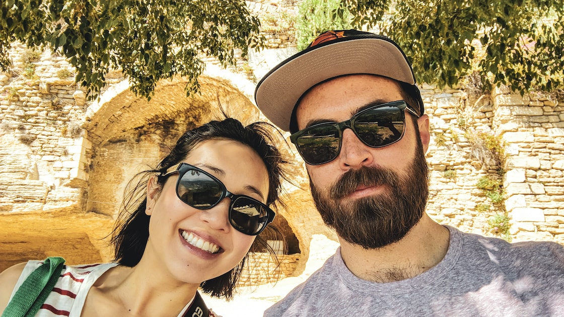 Photo of Jason and wife on vacation